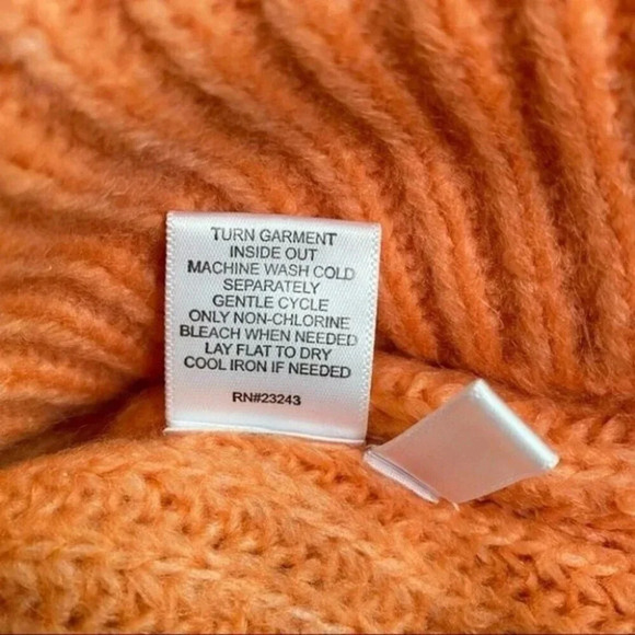 NEW Happy x Nature Peach Sweater with Billow Sleeves Puff sleeve - Picture 15 of 16